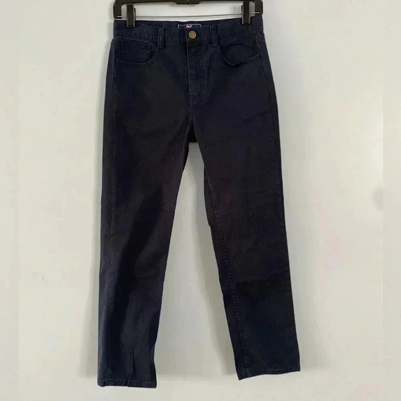 Vineyard Vines Boys Classic Navy Blue Pants Adjustable Waist Size 14 - Picture 1 of 9